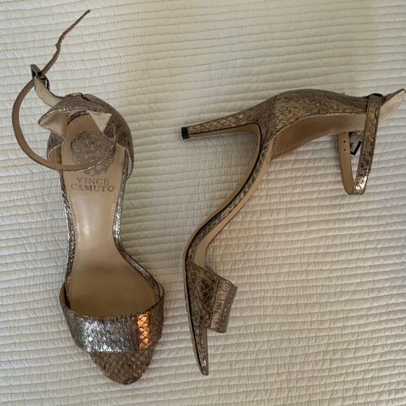 Vince Camuto Shoes - Vince Camuto Snake Skin Heels
